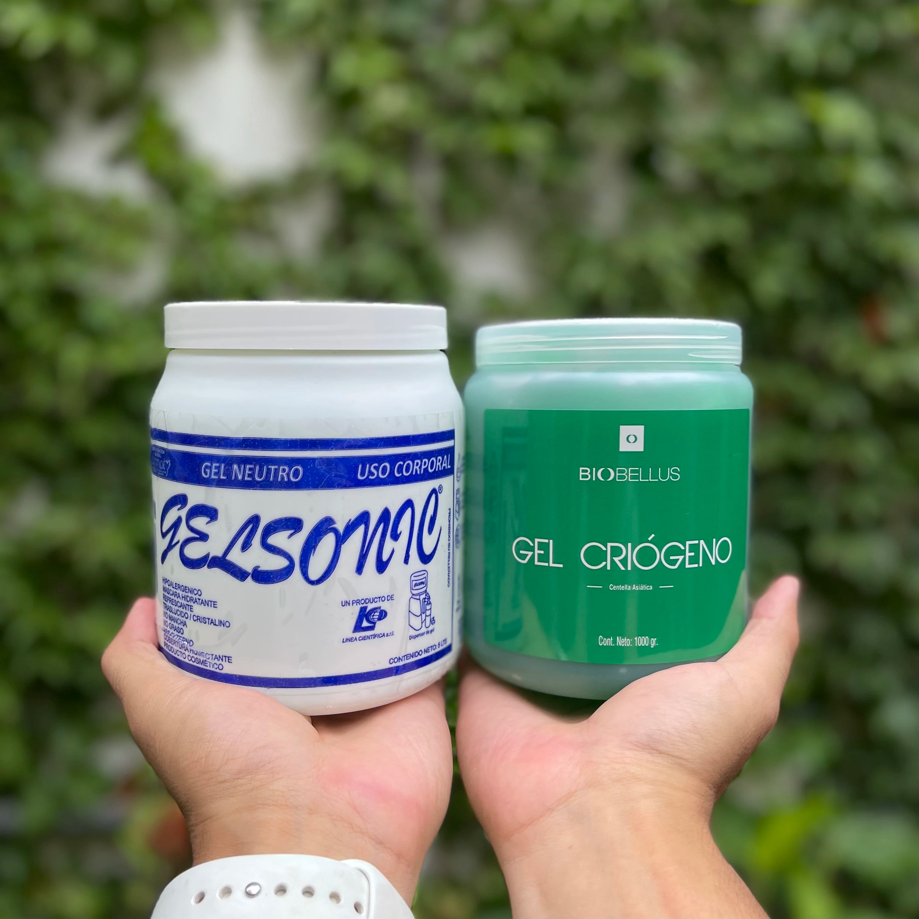Kit gel neutro x1kg + Gel criogeno x1kg