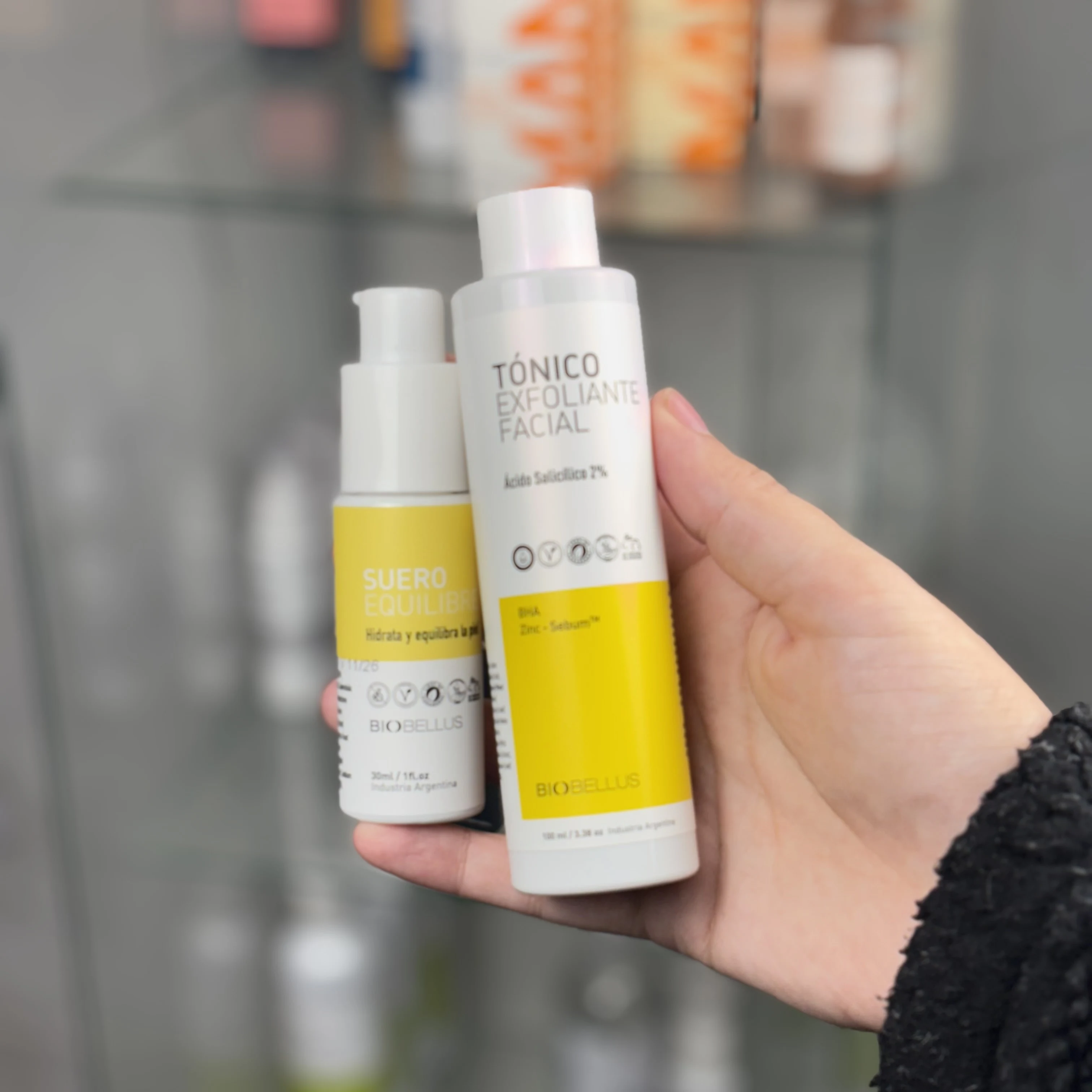 Combo Suero Equilibre x30ml + Tónico Exfoliante Con Acido Salicílico x100ml Control Sebo y Poros