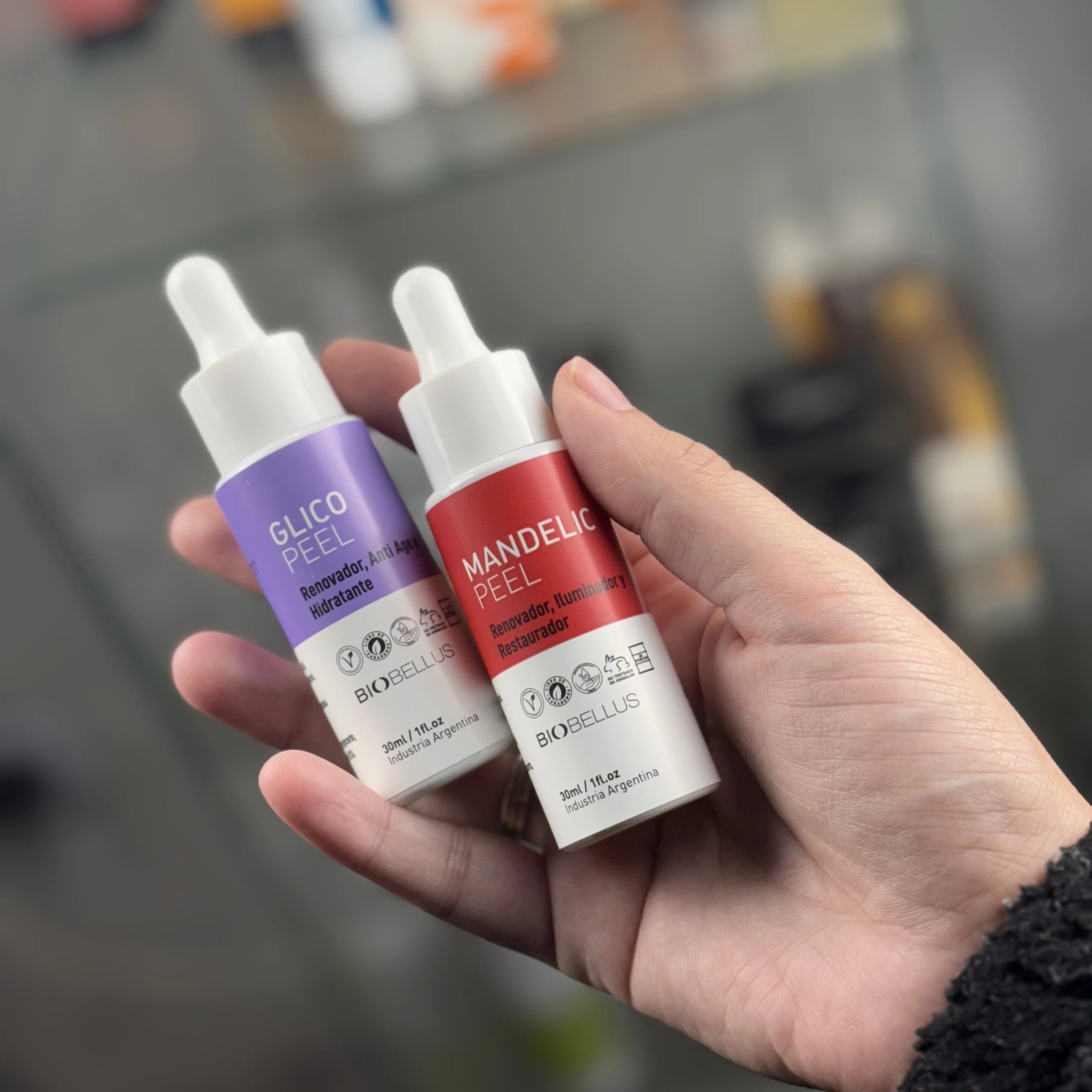 Combo Mandelic Peel x30ml + Glico Peel x30ml Exfoliación Renovadora y Luminosidad