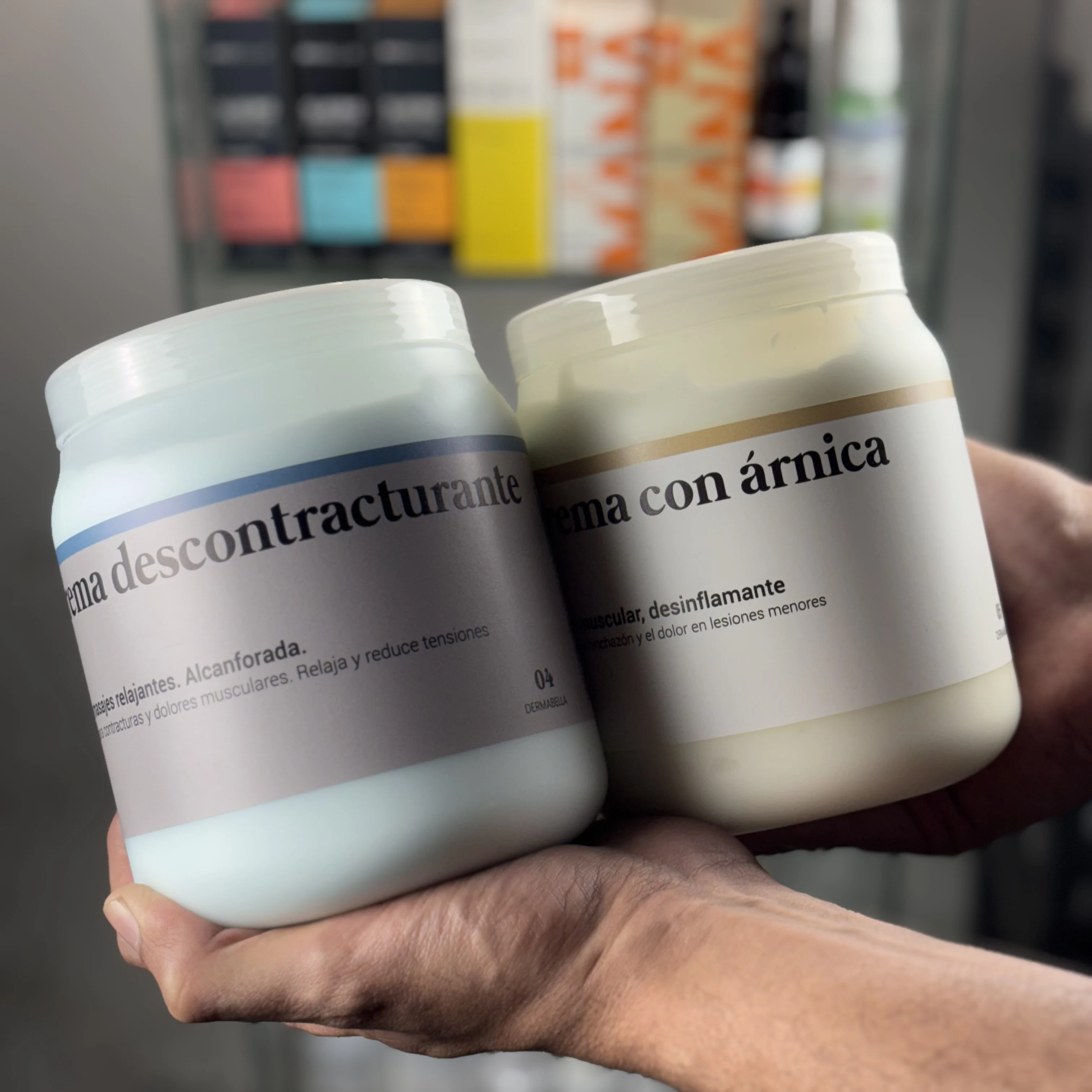 Combo Crema Arnica x1kg + Crema Descontracturante x1kg Efecto Calmante