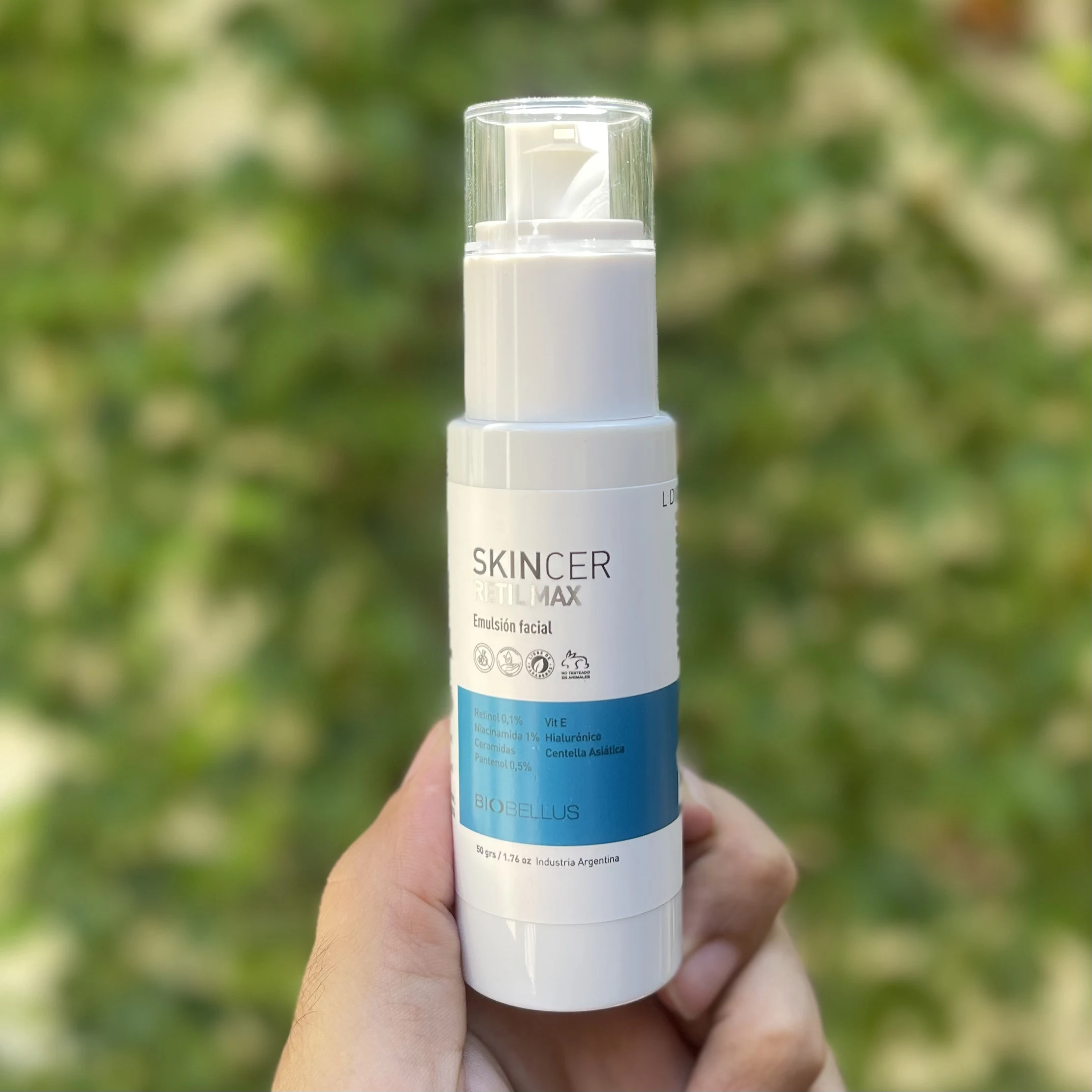 Emulsion Skincer Retilmax Biobellus Facial Antiedad Retinol x50grs