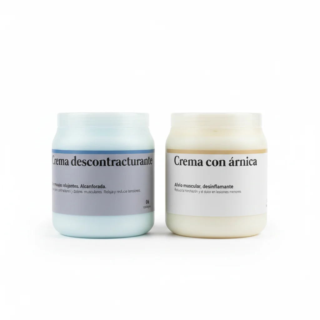 Combo Crema Árnica x1kg + Crema Descontracturante x1kg Efecto Calmante