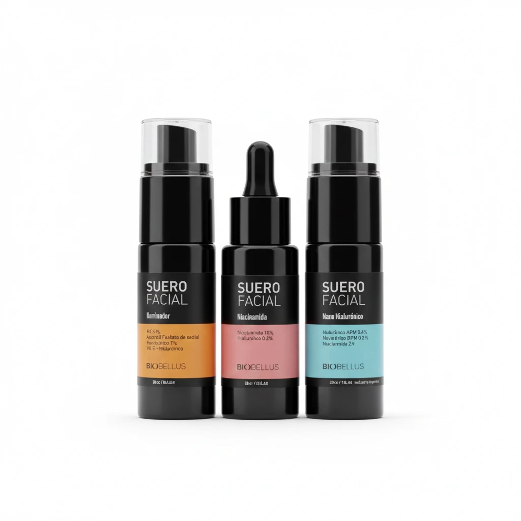 Combo Suero Niacinamida+Iluminador+Nano Hialuronico