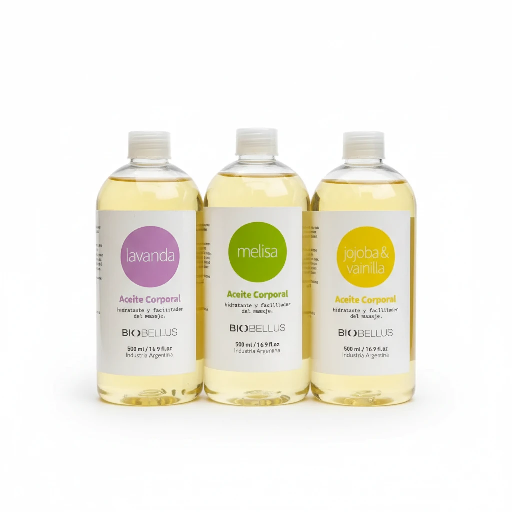 Combo Aceite Lavanda + Aceite Melisa + Aceite Jojoba y Vainilla x500cc