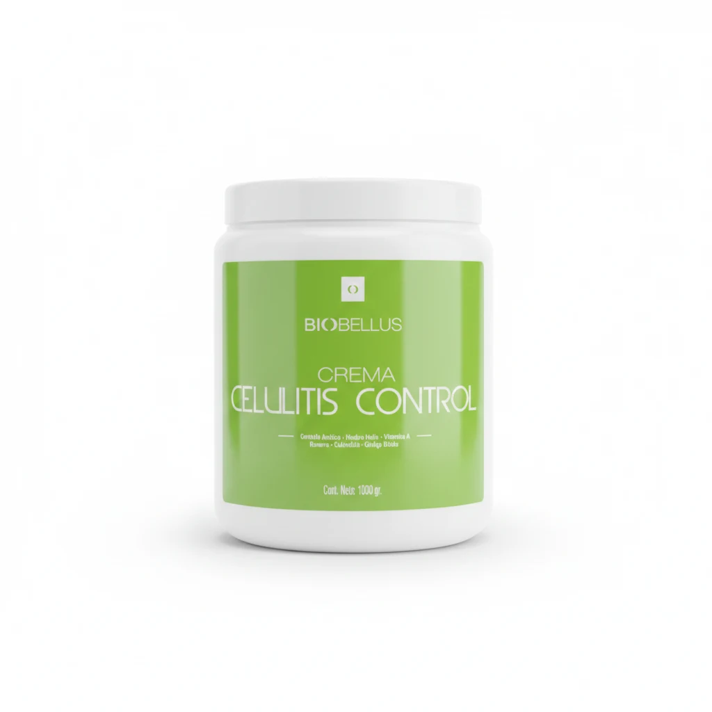 Crema Celulitis Control Biobellus Corporal con centella asiática y ginkgo bilola x1kg