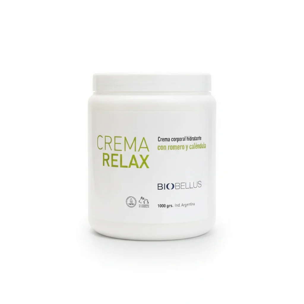 Crema Relax para masajes con Romero y Calendula Biobellus X 1kg
