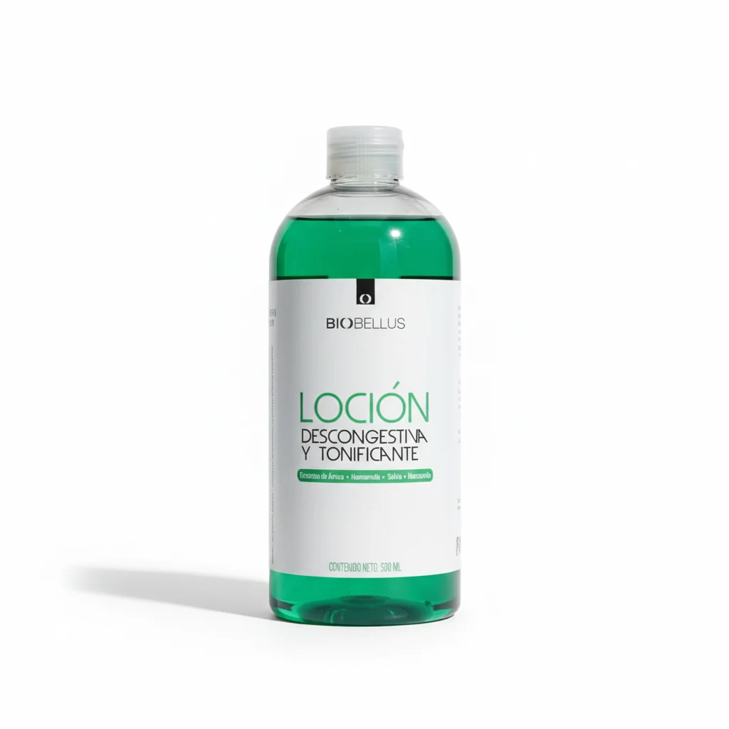 Locion Descongestiva Tonificante Biobellus Piel Sensible Todo tipo de piel x500cc