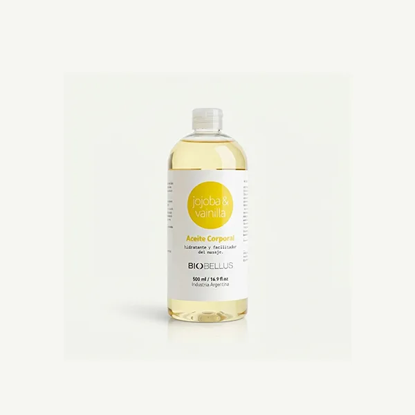 Aceite Corporal Para Masajes Jojoba y Vainilla Biobellus x500cc