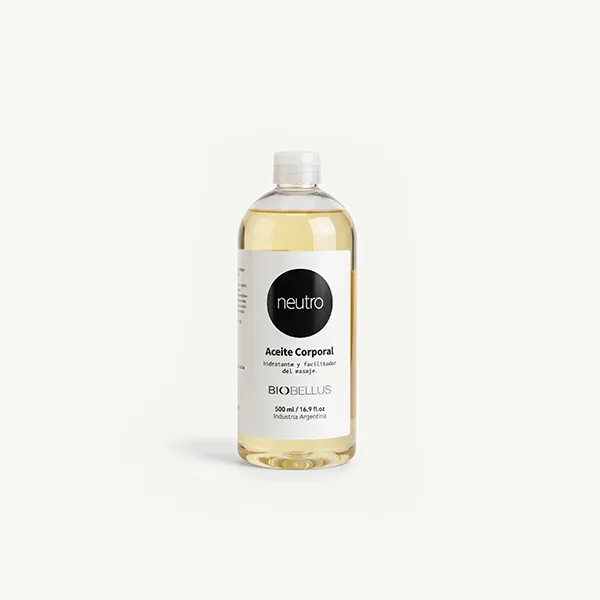 Aceite Corporal Para Masajes Neutro Biobellus x 500cc